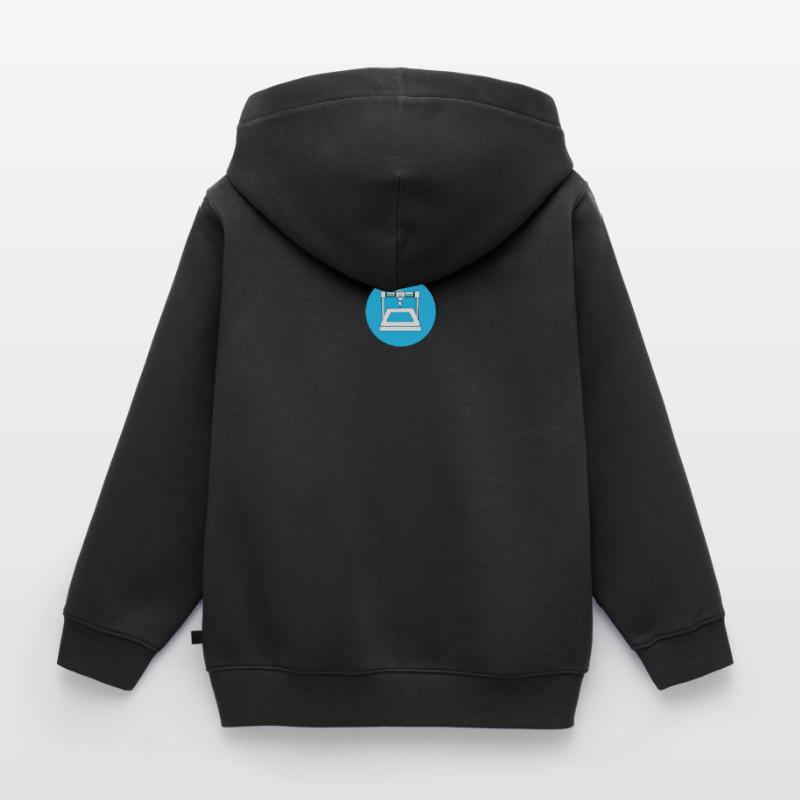 Impression 3D Impression CAD PLA Filament Impression 3D Sweat Premium à capuche zippé enfant bio