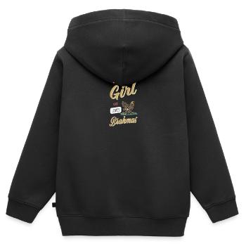 Brahma Chicken I Chicken Poultry Motif pour - Sweat Premium à capuche zippé enfant bio - noir - Dos - AI Model Kid Male (0cm)
