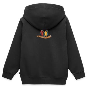 Macaw Parrot I South America Exotic bird for - Kids Premium Organic Zip-up Hoodie - black - Back - AI Model Kid Male (0cm)