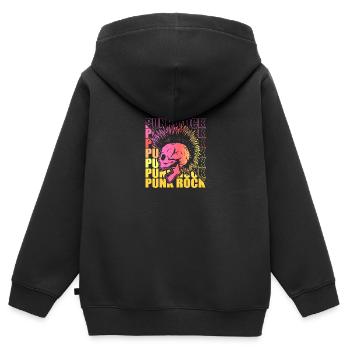 Punk Rock Pogo Anarchy Punks Punk Rocker Punk - Kids Premium Organic Zip-up Hoodie - black - Back - AI Model Kid Male (0cm)