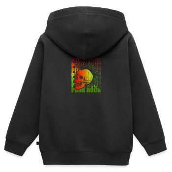 Punk Rock Pogo Anarchy Punks Punk Rocker Punk - Kids Premium Organic Zip-up Hoodie - black - Back - AI Model Kid Male (0cm)