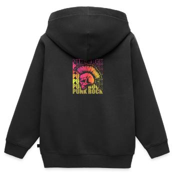 Punk Rock Pogo Anarchy Punks Punk Rocker Punk - Kids Premium Organic Zip-up Hoodie - black - Back - AI Model Kid Male (0cm)