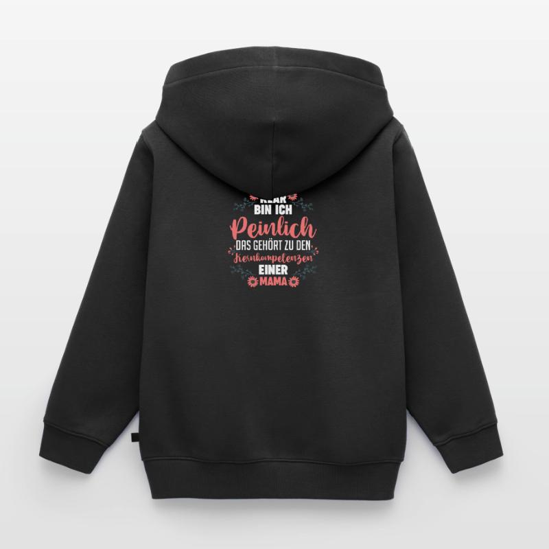 Muttertag Mutter Mama Kinder Premium Organic Zip Hoodie