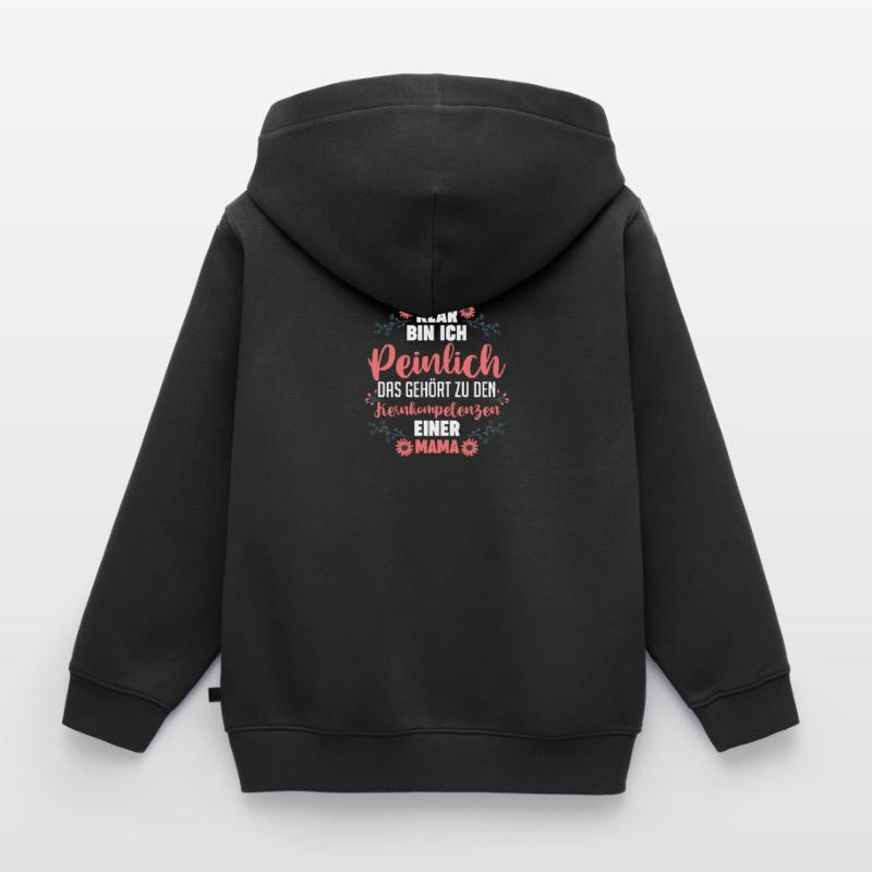 Muttertag Mutter Mama Kinder Premium Organic Zip Hoodie