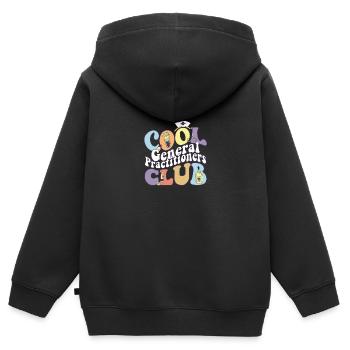 Cool General Practitioners Club Medical Doctor - Kinder Premium Organic Zip Hoodie - Schwarz - Hinten - AI Model Kid Male (0cm)
