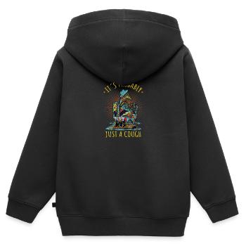 Arzt, Mediziner, Medizin Student, Sponsion - Kinder Premium Organic Zip Hoodie - Schwarz - Hinten - AI Model Kid Male (0cm)