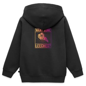 Arzt, Mediziner, Medizin Student, Sponsion - Kinder Premium Organic Zip Hoodie - Schwarz - Hinten - AI Model Kid Male (0cm)