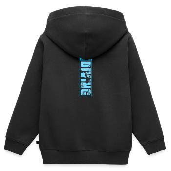 Plongée, Apnée Plongée, Apnée No Limit Apnée Apnée - Sweat Premium à capuche zippé enfant bio - noir - Dos - AI Model Kid Male (0cm)