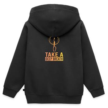 Plongée, Apnée Plongée, Apnée No Limit Apnée Apnée - Sweat Premium à capuche zippé enfant bio - noir - Dos - AI Model Kid Male (0cm)