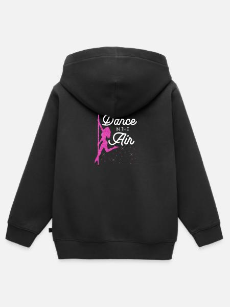 Pole Dance Dancer, Pole Dancing, Pole Dancing - Kids Premium Organic Zip-up Hoodie - black