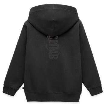 Bouldern, Klettern, Freiklettern Chameleon Boulder - Kinder Premium Organic Zip Hoodie - Schwarz - Hinten - AI Model Kid Male (0cm)