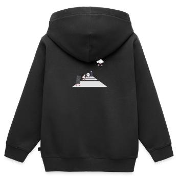 IT Geek, PC Accessories Storage Devices Evolution - Kids Premium Organic Zip-up Hoodie - black - Back - AI Model Kid Male (0cm)