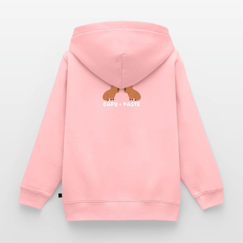 Programmierer Wombat Software Computer PC Kinder Premium Organic Zip Hoodie