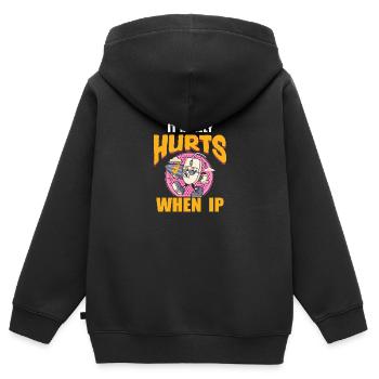 IT Geek, PC Accessories Storage Devices Evolution - Kids Premium Organic Zip-up Hoodie - black - Back - AI Model Kid Male (0cm)
