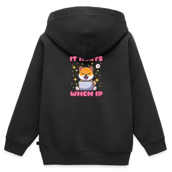 IT Geek, PC Accessories Storage Devices Evolution - Kids Premium Organic Zip-up Hoodie - black - Back - AI Model Kid Male (0cm)
