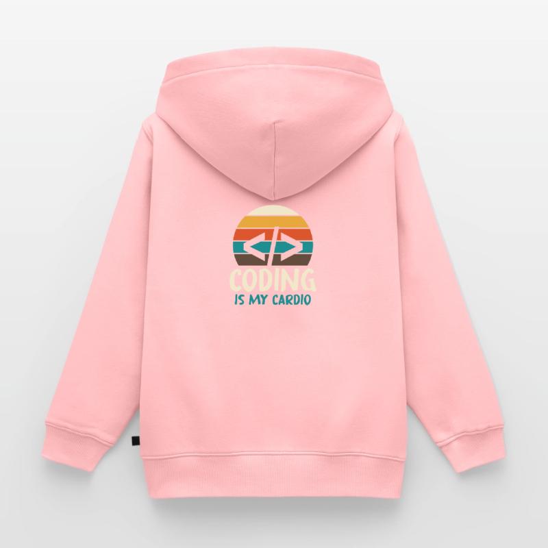 Programmeur Geek Programmeur Programmeur Informatique Codeur L Sweat Premium à capuche zippé enfant bio