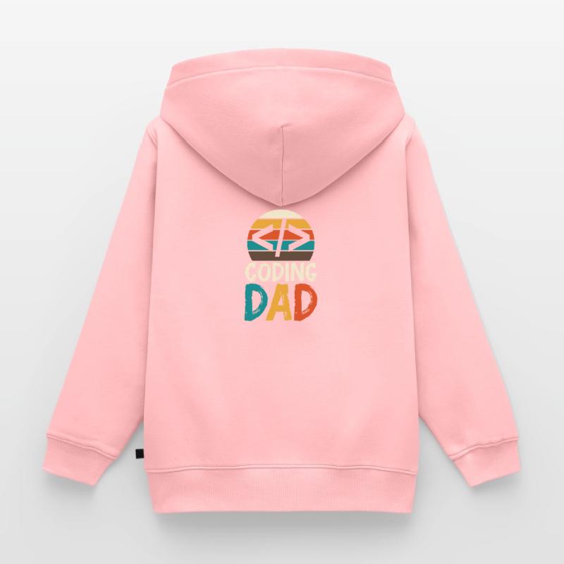 Programmer Geek Computer Programming Coder L Kids Premium Organic Zip-up Hoodie