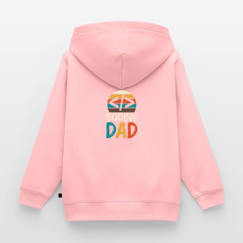 Programmer Geek Computer Programming Coder L Kids Premium Organic Zip-up Hoodie