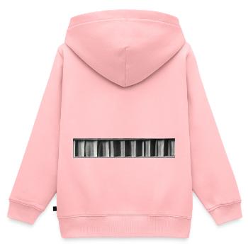 Inner Journey - Kids Premium Organic Zip-up Hoodie - rose - Back - AI Model Kid Female (0cm)