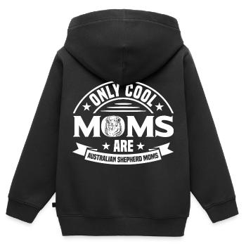 Australian Shepherd Liebhaber Australian Shepherd - Kinder Premium Organic Zip Hoodie - Schwarz - Hinten - AI Model Kid Male (0cm)