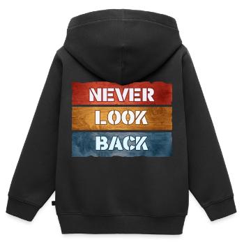 Army Soldier Hobby Sport Leisure Gift - Kids Premium Organic Zip-up Hoodie - black - Back - AI Model Kid Male (0cm)