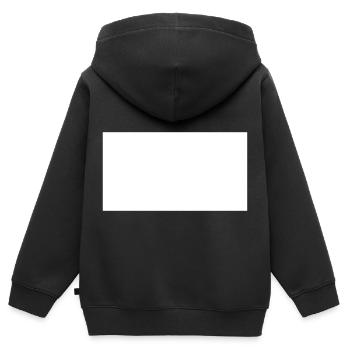 Rectangle - Kids Premium Organic Zip-up Hoodie - black - Back - AI Model Kid Male (0cm)