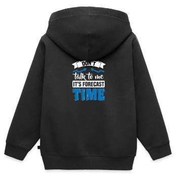 Budget Forecast Controlling Buchaltung Accounting - Kinder Premium Organic Zip Hoodie - Schwarz - Hinten - AI Model Kid Male (0cm)