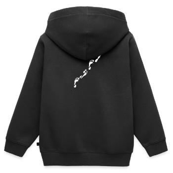 Slackline Balance Sport Slacklineing Slack Gift - Sweat Premium à capuche zippé enfant bio - noir - Dos - AI Model Kid Male (0cm)