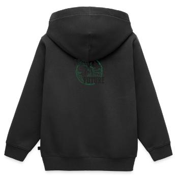 Fridays for Future - Kinder Premium Organic Zip Hoodie - Schwarz - Hinten - AI Model Kid Male (0cm)