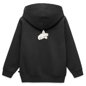 Capitole des États-Unis - Sweat Premium à capuche zippé enfant bio - noir - Dos - AI Model Kid Male (0cm)
