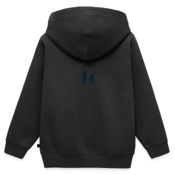 Cat Scratch Art - Kinder Premium Organic Zip Hoodie - Schwarz - Hinten - AI Model Kid Male (0cm)