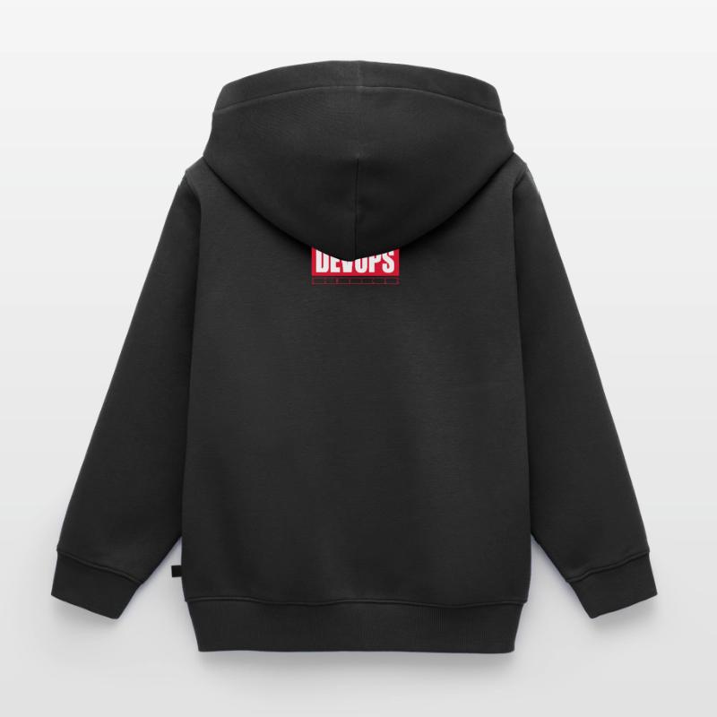 Devops marvelous Kids Premium Organic Zip-up Hoodie