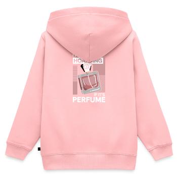 Scent Smell Perfume Bottle - Kids Premium Organic Zip-up Hoodie - rose - Back - AI Model Kid Female (0cm)