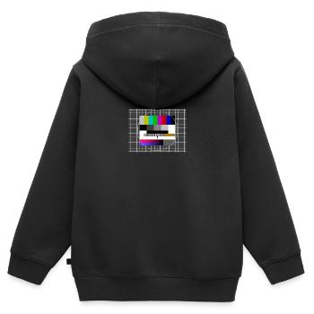 image test - Sweat Premium à capuche zippé enfant bio - noir - Dos - AI Model Kid Male (0cm)