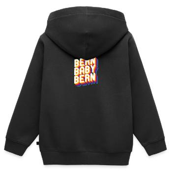 Bern Baby Bern - Sweat Premium à capuche zippé enfant bio - noir - Dos - AI Model Kid Male (0cm)