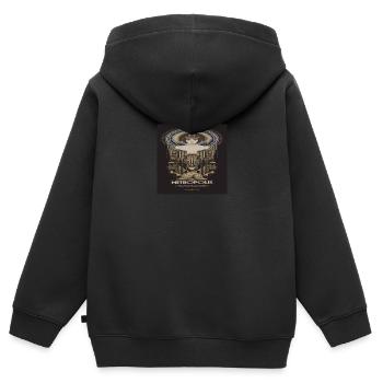 Cult Film METROPOLIS 1927, Fritz Lang - Kids Premium Organic Zip-up Hoodie - black - Back - AI Model Kid Male (0cm)