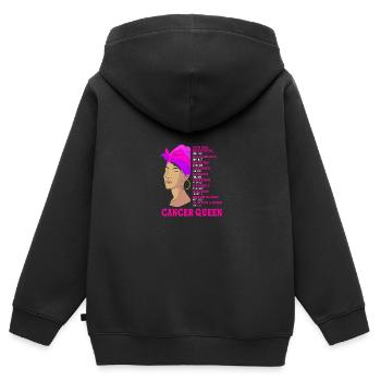 Sternzeichen Krebs - Kinder Premium Organic Zip Hoodie - Schwarz - Hinten - AI Model Kid Male (0cm)