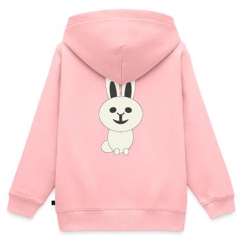 Créatures mythiques - Animal - Sweat Premium à capuche zippé enfant bio - rose - Dos - AI Model Kid Female (0cm)