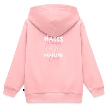 Note de parfum Parfum Parfum Spray - Sweat Premium à capuche zippé enfant bio - rose - Dos - AI Model Kid Female (0cm)