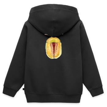 Signaler les coléoptères écailles de tortue - Sweat Premium à capuche zippé enfant bio - noir - Dos - AI Model Kid Male (0cm)