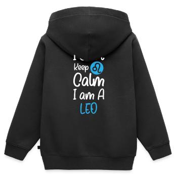 Horoskop Juli Zodiac - Kinder Premium Organic Zip Hoodie - Schwarz - Hinten - AI Model Kid Male (0cm)
