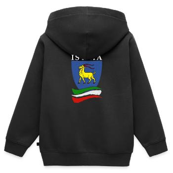 Istrien Tourist Hrvatska Kroatein Urlaub Balkan Re - Kinder Premium Organic Zip Hoodie - Schwarz - Hinten - AI Model Kid Male (0cm)