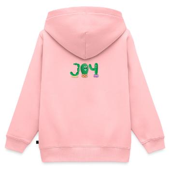 Joy cactus - Kids Premium Organic Zip-up Hoodie - rose - Back - AI Model Kid Female (0cm)