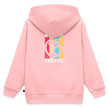 Bonsai Züchter Baum - Kinder Premium Organic Zip Hoodie - Rosa - Hinten - AI Model Kid Female (0cm)