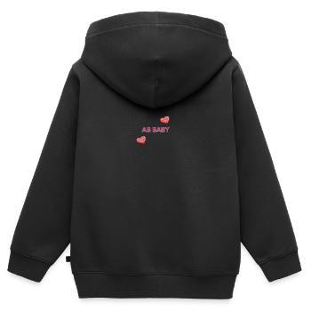 Votre texte de paragraphe 9 - Sweat Premium à capuche zippé enfant bio - noir - Dos - AI Model Kid Male (0cm)