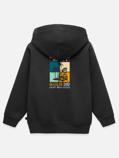 Swimming pool Outdoor pool Sea Swimming instructor - Kids Premium Organic Zip-up Hoodie - black