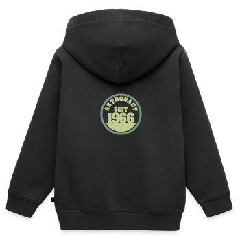 1966 1966 - Sweat Premium à capuche zippé enfant bio - noir - Dos - AI Model Kid Male (0cm)