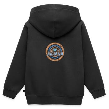 Juliana Juliana - Kinder Premium Organic Zip Hoodie - Schwarz - Hinten - AI Model Kid Male (0cm)