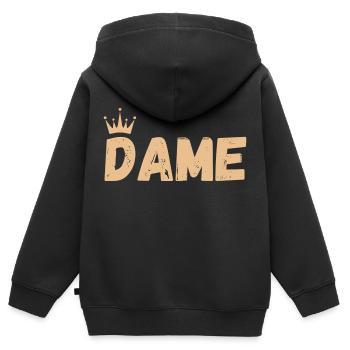 Schach Spruch Geschenk Schachmatt Queens Gambit - Kinder Premium Organic Zip Hoodie - Schwarz - Hinten - AI Model Kid Male (0cm)