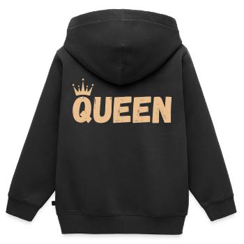 Chess Saying Gift Checkmate Queens Gambit - Kids Premium Organic Zip-up Hoodie - black - Back - AI Model Kid Male (0cm)